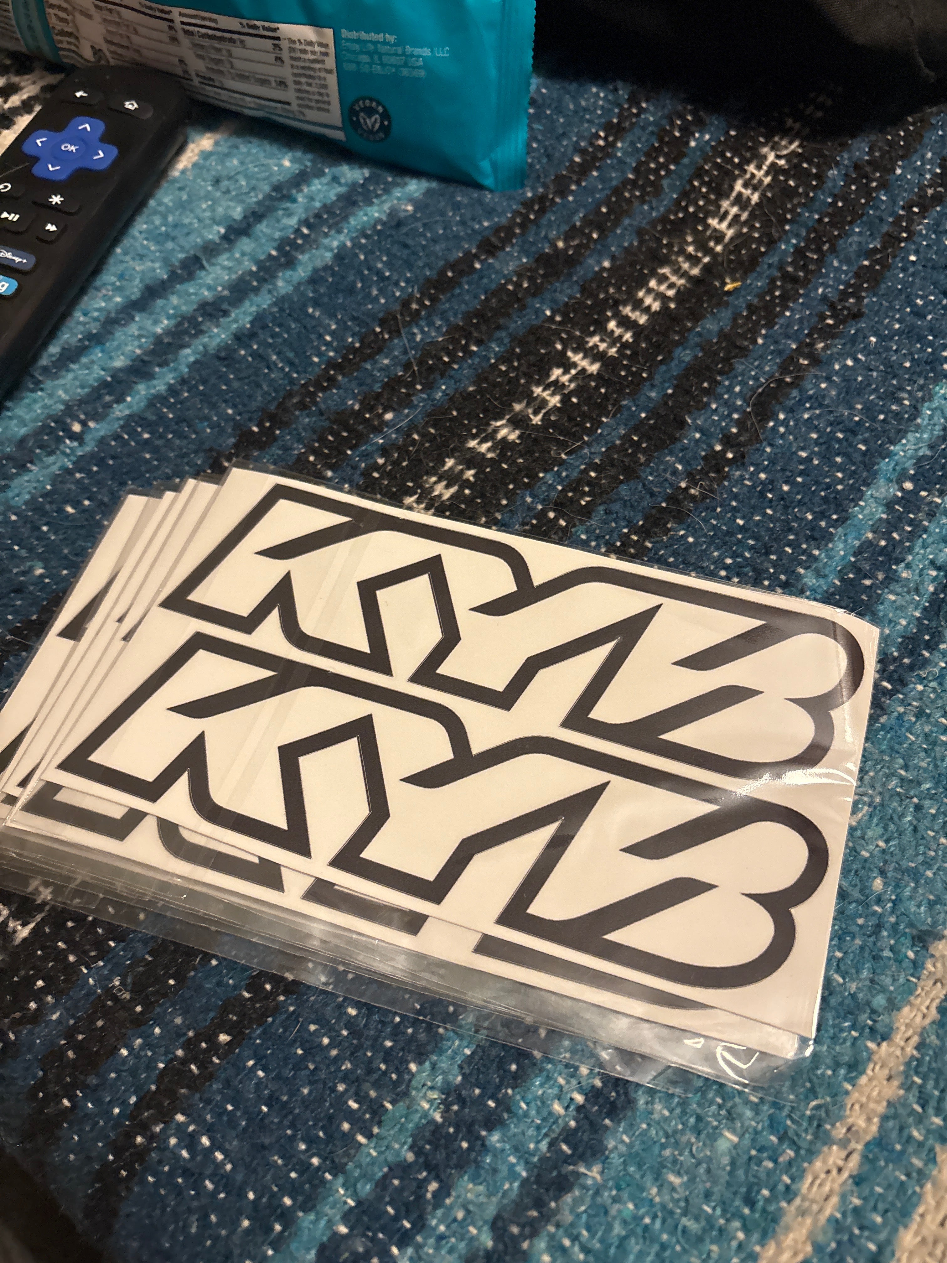Kyb fork stickers