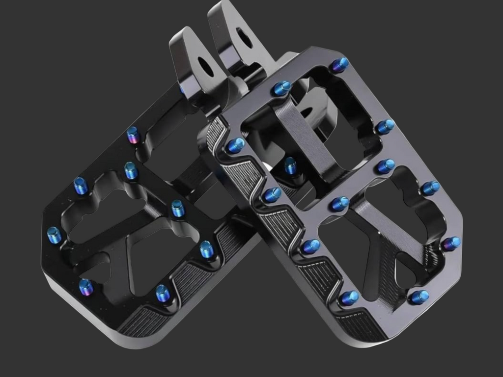 Extra Wide Foot Pegs For Emotos (Fits Tuttio)